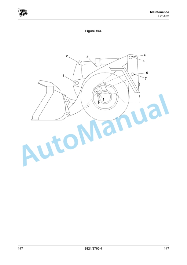 JCB 457 Loader Operator Manual 9821-3700 3 JCB 457 Loader Operator Manual 9821-3700 - Image 3