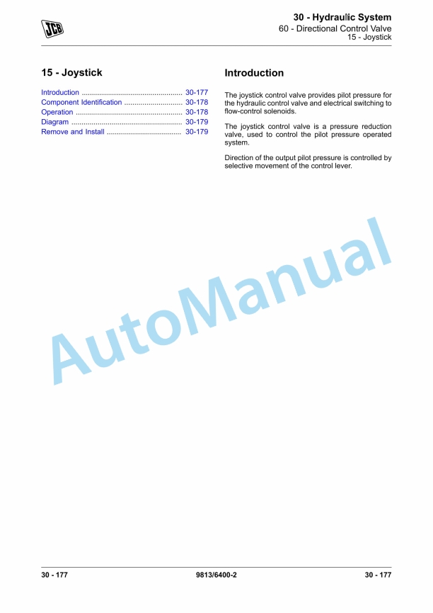 JCB 45Z-1, 48Z-1, 51R-1 Compact Excavator Service Manual 9813-6400 3 JCB 45Z-1, 48Z-1, 51R-1 Compact Excavator Service Manual 9813-6400 - Image 3