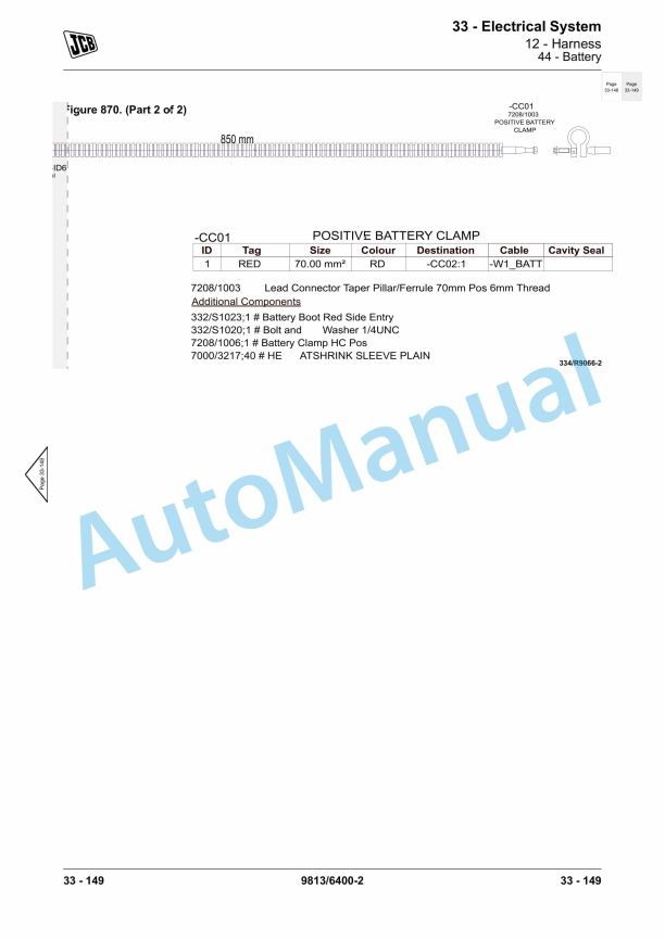 JCB 45Z-1, 48Z-1, 51R-1 Compact Excavator Service Manual 9813-6400 5 JCB 45Z-1, 48Z-1, 51R-1 Compact Excavator Service Manual 9813-6400 - Image 5