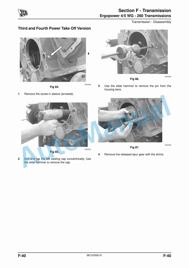 JCB 467 Wheeled Loading Shovel Service Manual 9813-0500 3 JCB 467 Wheeled Loading Shovel Service Manual 9813-0500 - Image 3