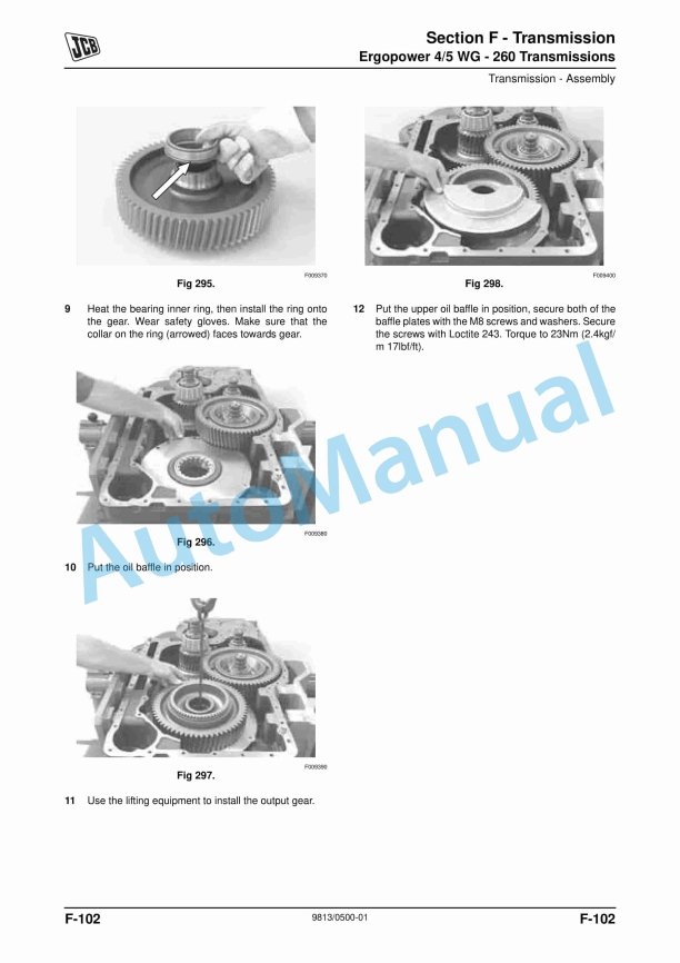 JCB 467 Wheeled Loading Shovel Service Manual 9813-0500 4 JCB 467 Wheeled Loading Shovel Service Manual 9813-0500 - Image 4