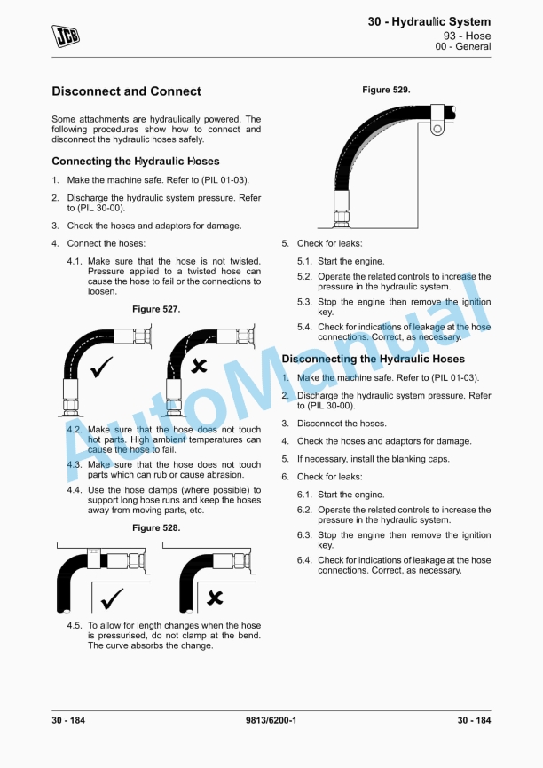 JCB 48Z-1, 51R-1 Compact Excavator Service Manual 9813-6200 3 JCB 48Z-1, 51R-1 Compact Excavator Service Manual 9813-6200 - Image 3