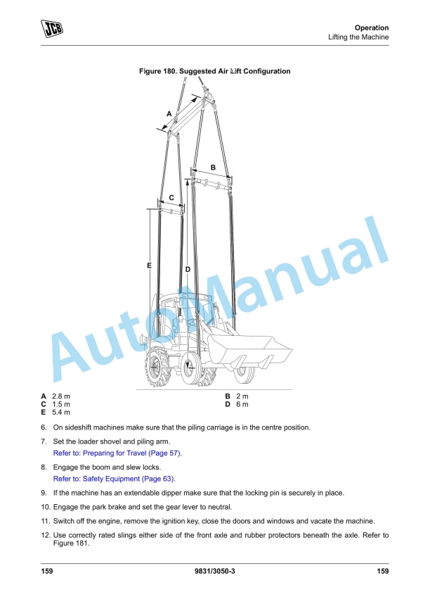 JCB 4CX Pilingmaster Operator Manual 9831-3050 2 JCB 4CX Pilingmaster Operator Manual 9831-3050 - Image 2