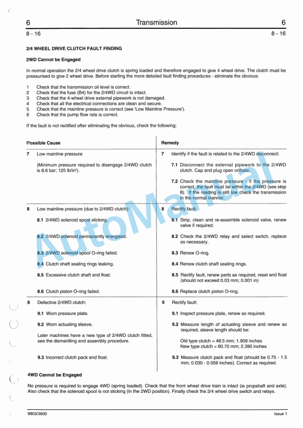JCB 500 Series Service Manual 9803-3600U 3 JCB 500 Series Service Manual 9803-3600U - Image 3