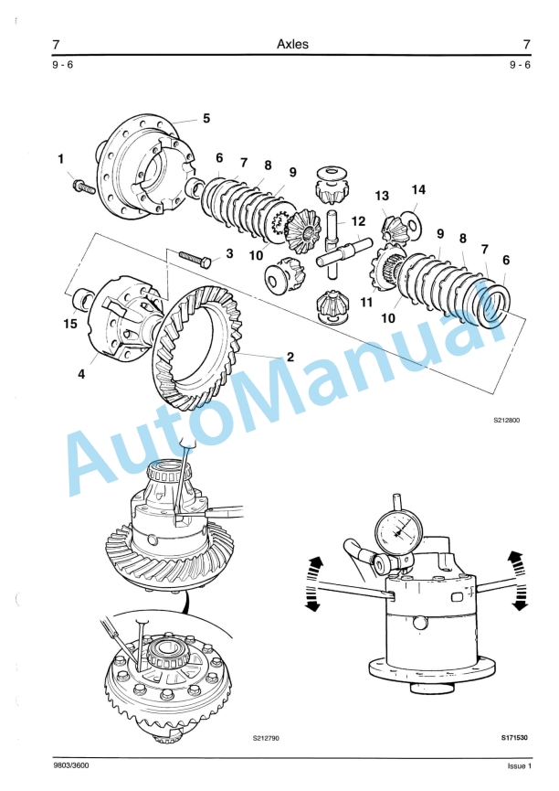 JCB 500 Series Service Manual 9803-3600U 5 JCB 500 Series Service Manual 9803-3600U - Image 5