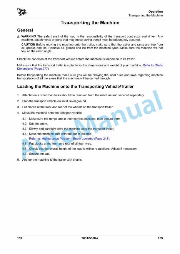 JCB 506-23, 509-23, 512-26 Loadall Operator Manual 9831-5000 2 JCB 506-23, 509-23, 512-26 Loadall Operator Manual 9831-5000 - Image 2