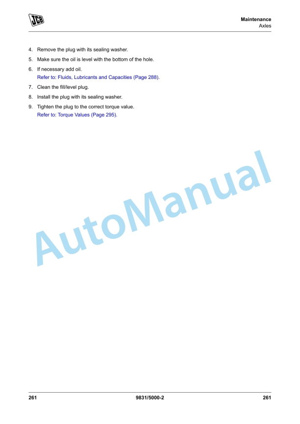 JCB 506-23, 509-23, 512-26 Loadall Operator Manual 9831-5000 5 JCB 506-23, 509-23, 512-26 Loadall Operator Manual 9831-5000 - Image 5