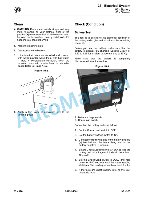 JCB 506-23, 509-23, 512-26 Loadall Service Manual 9813-9400 4 JCB 506-23, 509-23, 512-26 Loadall Service Manual 9813-9400 - Image 4