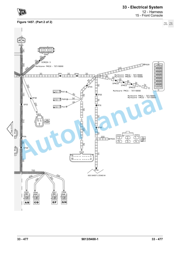 JCB 506-23, 509-23, 512-26 Loadall Service Manual 9813-9400 5 JCB 506-23, 509-23, 512-26 Loadall Service Manual 9813-9400 - Image 5