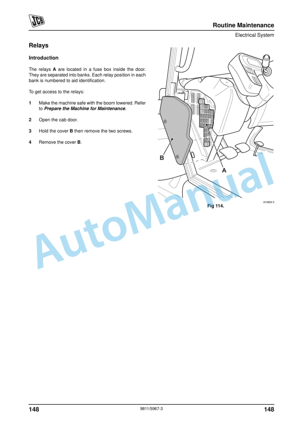 JCB 506-36, 507-42, 509-42, 510-56 Loadall Operator Manual 9811-5967 4 JCB 506-36, 507-42, 509-42, 510-56 Loadall Operator Manual 9811-5967 - Image 4