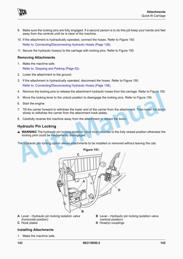 JCB 508-66, 509-45, 510-44, 510-55 Loadall Operator Manual 9831-5050 2 JCB 508-66, 509-45, 510-44, 510-55 Loadall Operator Manual 9831-5050 - Image 2