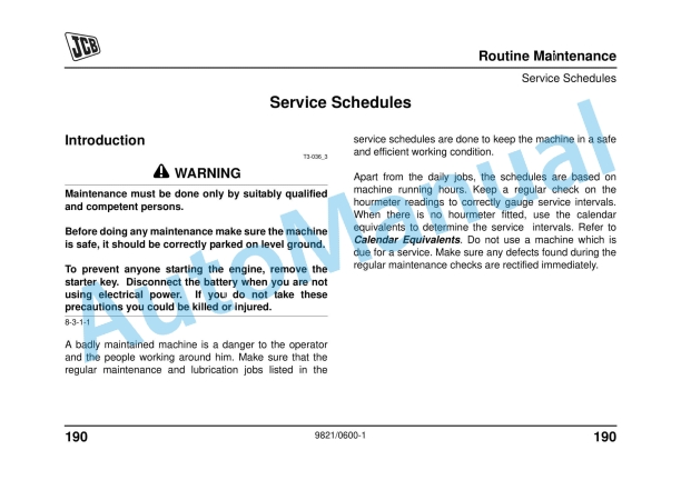 JCB 515-40 Operator Manual 9821-0600 2 JCB 515-40 Operator Manual 9821-0600 - Image 2