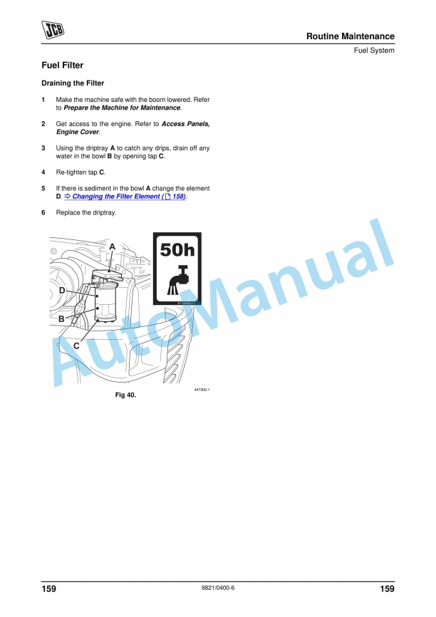 JCB 520-40 Loadall Operator Manual 9821-0400 4 JCB 520-40 Loadall Operator Manual 9821-0400 - Image 4