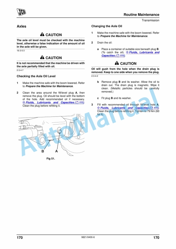 JCB 520-40 Loadall Operator Manual 9821-0400 5 JCB 520-40 Loadall Operator Manual 9821-0400 - Image 5