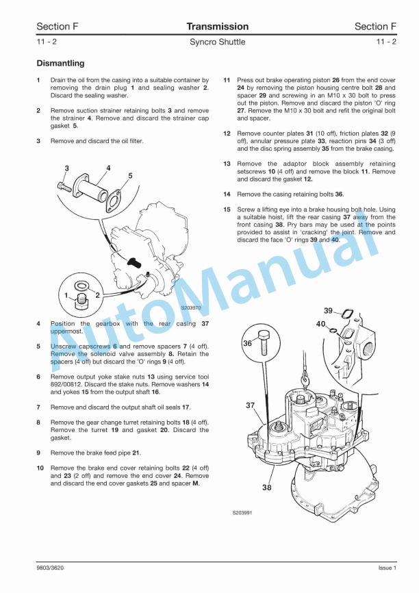 JCB 520-50, 525-50, 525-50S Loadall Service Manual 9803-3620 3 JCB 520-50, 525-50, 525-50S Loadall Service Manual 9803-3620 - Image 3