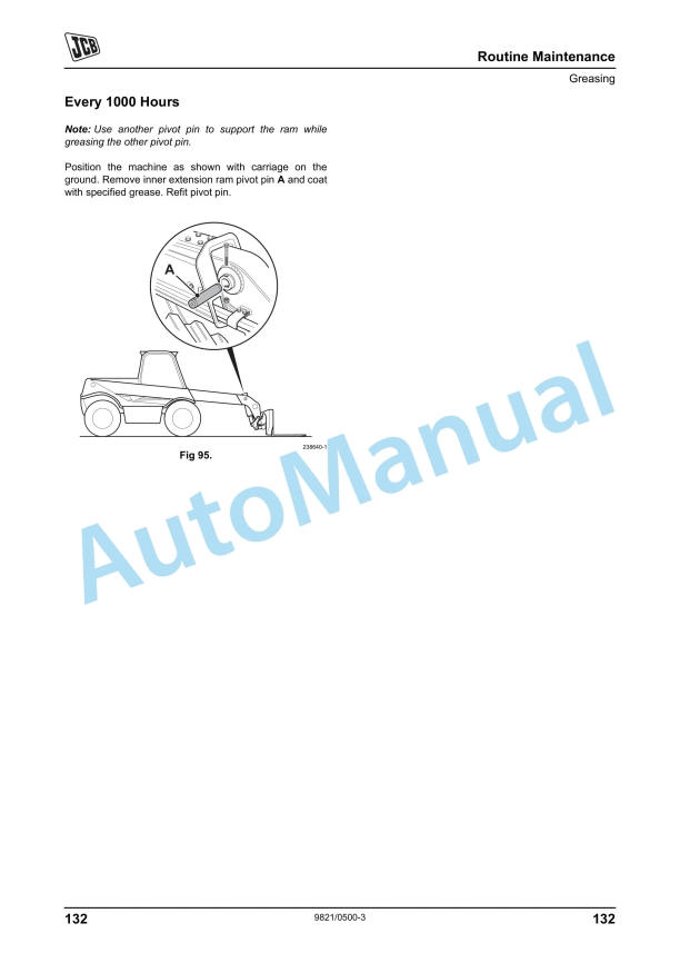 JCB 520-50 Loadall Operator Manual 9821-0500 3 JCB 520-50 Loadall Operator Manual 9821-0500 - Image 3