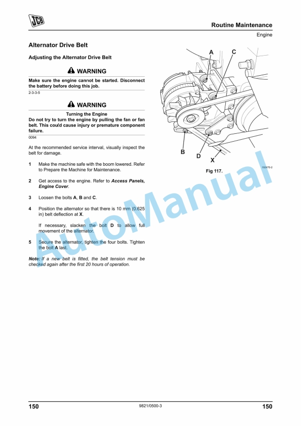 JCB 520-50 Loadall Operator Manual 9821-0500 4 JCB 520-50 Loadall Operator Manual 9821-0500 - Image 4
