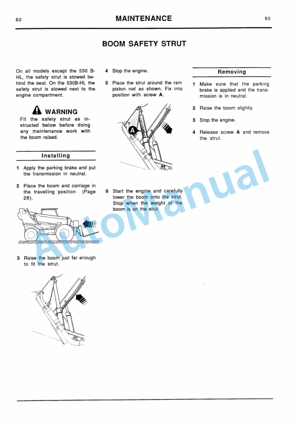 JCB 520, 520M, 520-HL, 525B, 525B-HL, 540B, 540BM, 530B, 530B-HL Operator Handbook 2 JCB 520, 520M, 520-HL, 525B, 525B-HL, 540B, 540BM, 530B, 530B-HL Operator Handbook-2