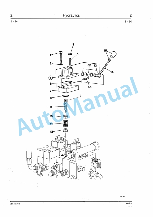 JCB 525B HL, 530B HL Service Manual 9803-3352 2 JCB 525B HL, 530B HL Service Manual 9803-3352-2