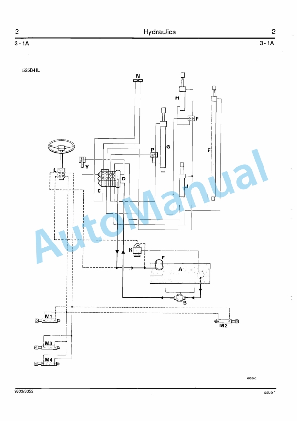 JCB 525B HL, 530B HL Service Manual 9803-3352 3 JCB 525B HL, 530B HL Service Manual 9803-3352-3