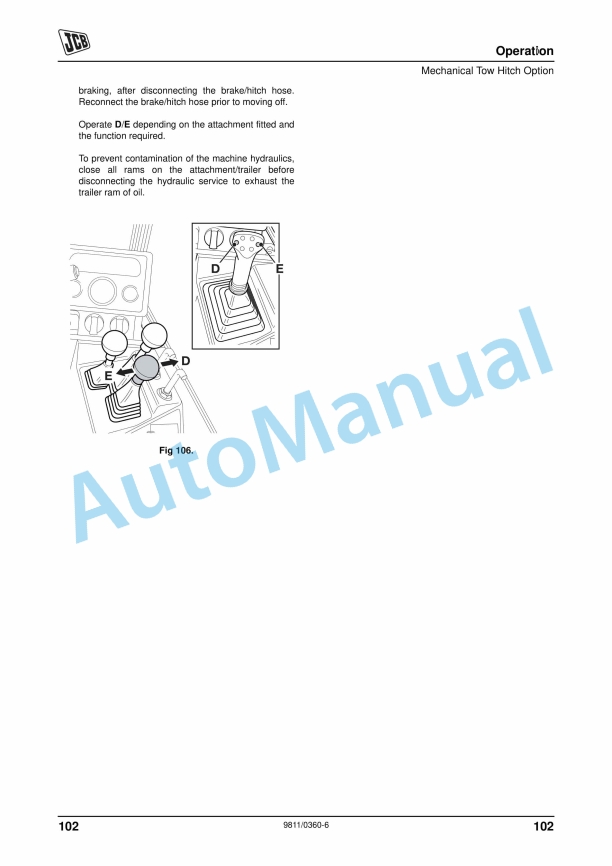 JCB 526, 526S, 528-70, 528S Loadall Operator Manual 9811-0360 2 JCB 526, 526S, 528-70, 528S Loadall Operator Manual 9811-0360 - Image 2