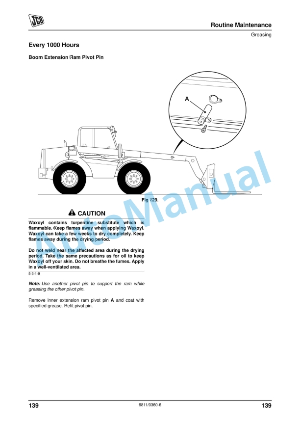 JCB 526, 526S, 528-70, 528S Loadall Operator Manual 9811-0360 3 JCB 526, 526S, 528-70, 528S Loadall Operator Manual 9811-0360 - Image 3