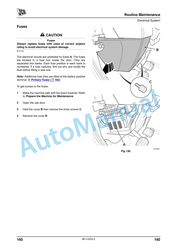 JCB 526-56 Loadall Operator Manual 9811-3200 3 JCB 526-56 Loadall Operator Manual 9811-3200 - Image 3