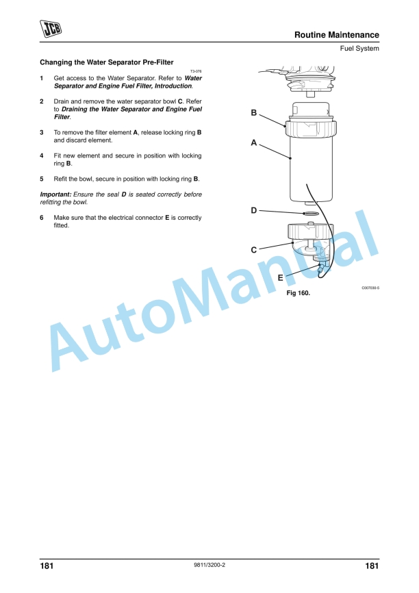 JCB 526-56 Loadall Operator Manual 9811-3200 4 JCB 526-56 Loadall Operator Manual 9811-3200 - Image 4