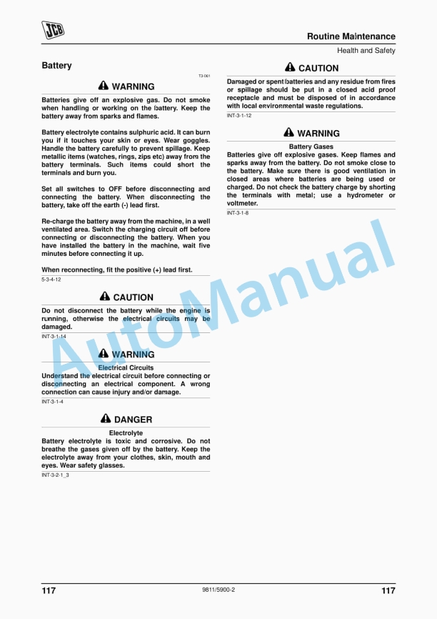 JCB 526-56 Loadall Operator Manual 9811-5900 2 JCB 526-56 Loadall Operator Manual 9811-5900 - Image 2