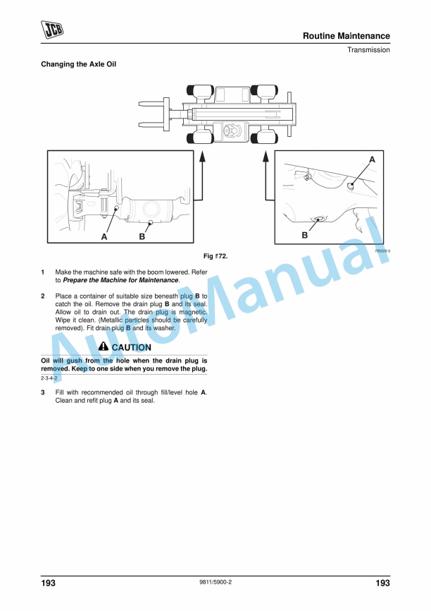 JCB 526-56 Loadall Operator Manual 9811-5900 5 JCB 526-56 Loadall Operator Manual 9811-5900 - Image 5