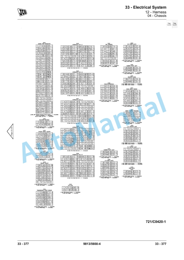 JCB 526-56 to 550-80 Loadall Service Manual 9813-5600 4 JCB 526-56 to 550-80 Loadall Service Manual 9813-5600 - Image 4