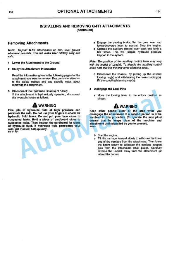 JCB 530-110, 530-120 PlaceAce Operator Handbook 9801-7931-5