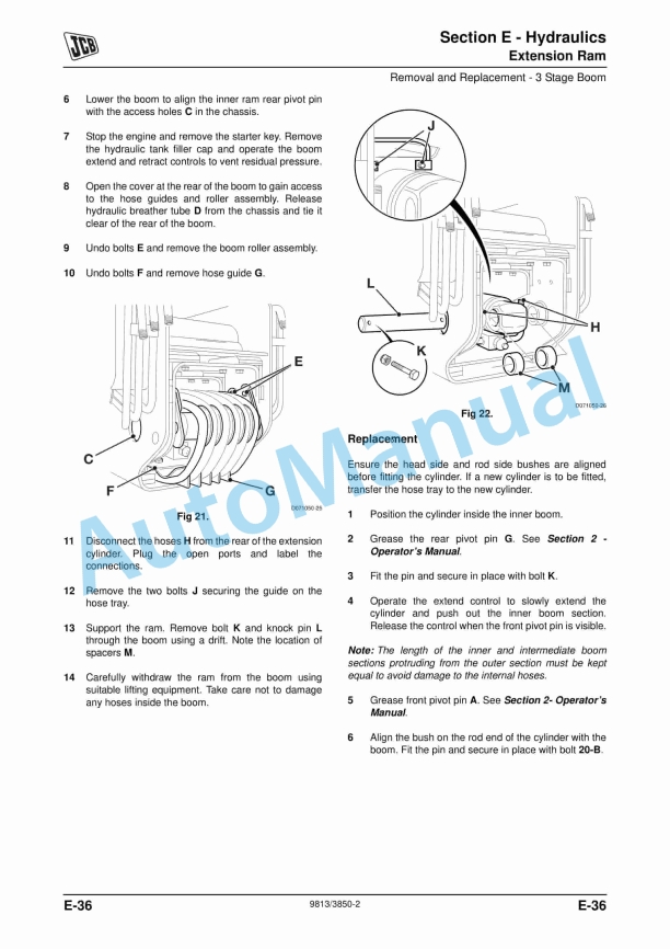 JCB 530-70, 530-110 Service Manual 9813-3850 4 JCB 530-70, 530-110 Service Manual 9813-3850 - Image 4