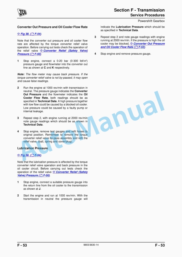 JCB 530-70 to 540-170 Service Manual 9803-3630-14 4 JCB 530-70 to 540-170 Service Manual 9803-3630-14 - Image 4