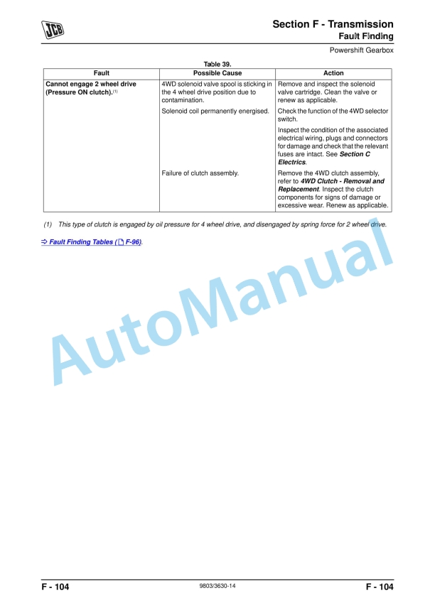 JCB 530-70 to 540-170 Service Manual 9803-3630-14 5 JCB 530-70 to 540-170 Service Manual 9803-3630-14 - Image 5
