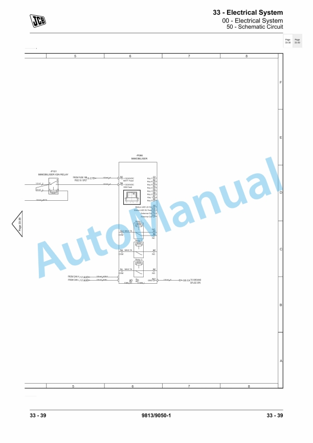 JCB 531-70, 535-95, 541-70 Loadall Service Manual 9813-9050 3 JCB 531-70, 535-95, 541-70 Loadall Service Manual 9813-9050 - Image 3