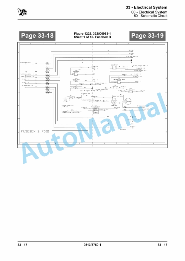 JCB 533-105 to 550-170 Loadall Service Manual 9813-8750 3 JCB 533-105 to 550-170 Loadall Service Manual 9813-8750 - Image 3