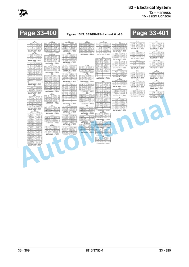 JCB 533-105 to 550-170 Loadall Service Manual 9813-8750 5 JCB 533-105 to 550-170 Loadall Service Manual 9813-8750 - Image 5