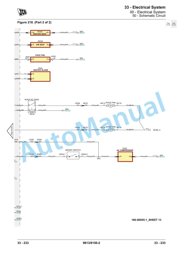 JCB 535-v125 to 540-v180 Work Platform Service Manual 9813-8150 2 JCB 535-v125 to 540-v180 Work Platform Service Manual 9813-8150 - Image 2