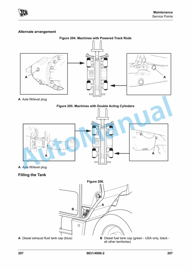 JCB 540-v140, 540-v180 Loadall Operator Manual 9831-4000 3 JCB 540-v140, 540-v180 Loadall Operator Manual 9831-4000 - Image 3