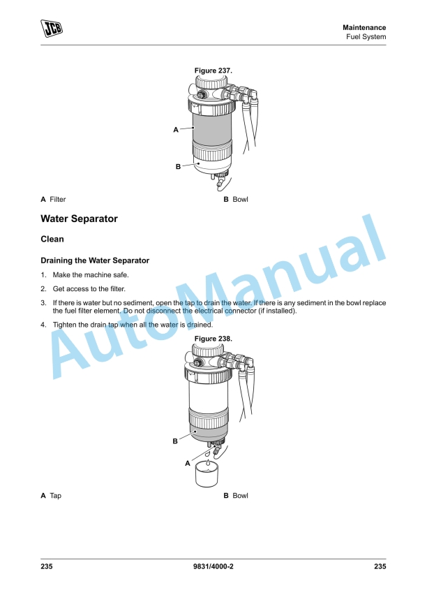 JCB 540-v140, 540-v180 Loadall Operator Manual 9831-4000 4 JCB 540-v140, 540-v180 Loadall Operator Manual 9831-4000 - Image 4