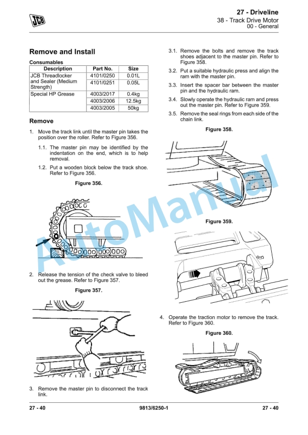 JCB 55Z-1, 57C-1 Service Manual 9813-6250 2 JCB 55Z-1, 57C-1 Service Manual 9813-6250 - Image 2