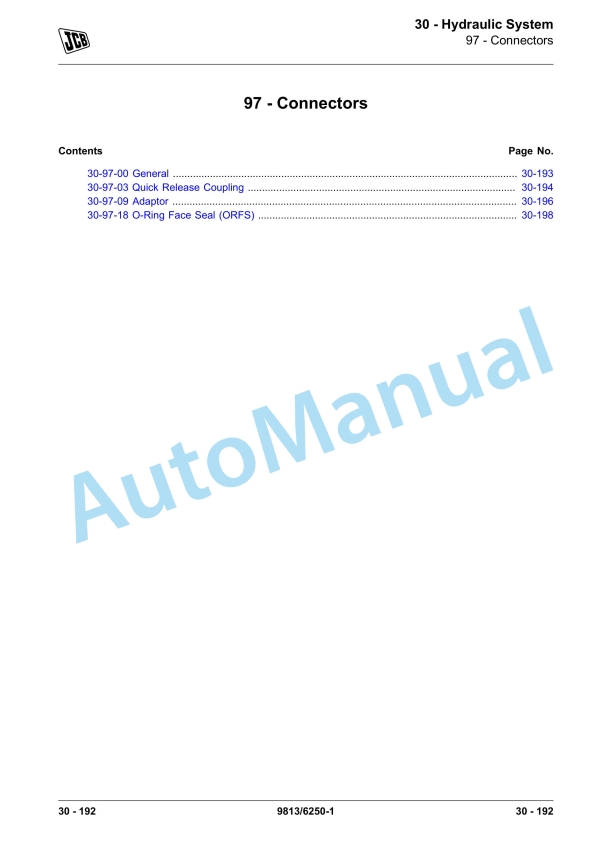 JCB 55Z-1, 57C-1 Service Manual 9813-6250 3 JCB 55Z-1, 57C-1 Service Manual 9813-6250 - Image 3