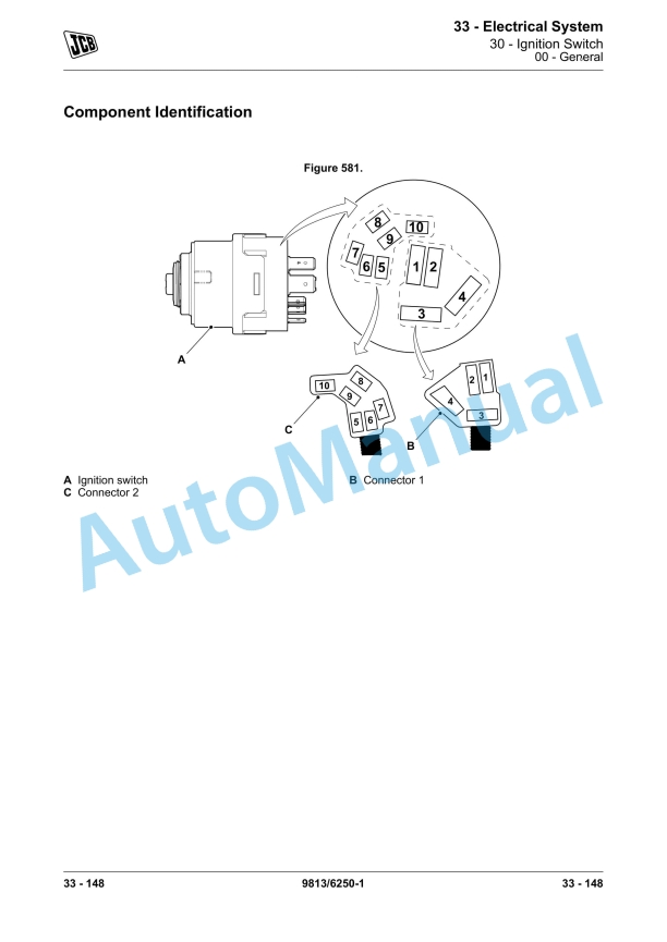 JCB 55Z-1, 57C-1 Service Manual 9813-6250 5 JCB 55Z-1, 57C-1 Service Manual 9813-6250 - Image 5