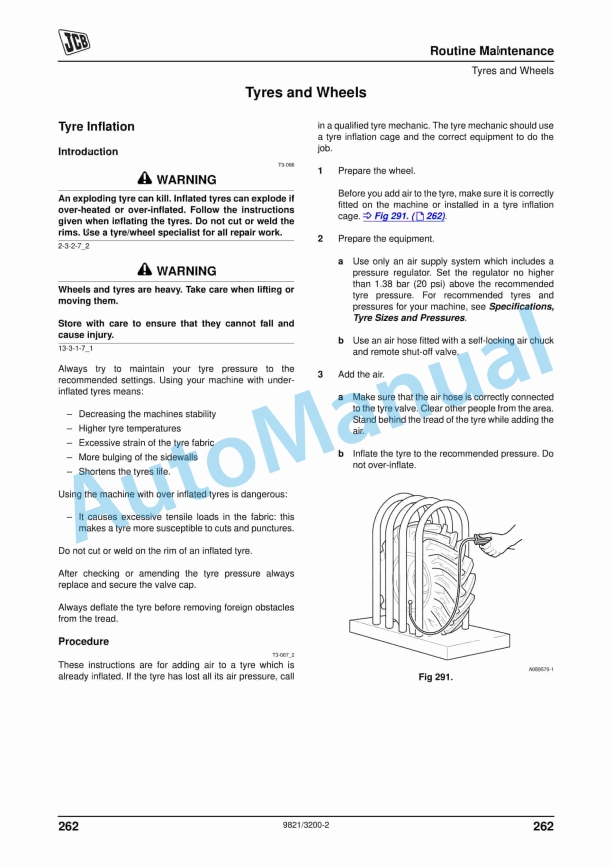 JCB 5CX ECO Backhoe Loader Operator Manual 9821-3200 4 JCB 5CX ECO Backhoe Loader Operator Manual 9821-3200 - Image 4