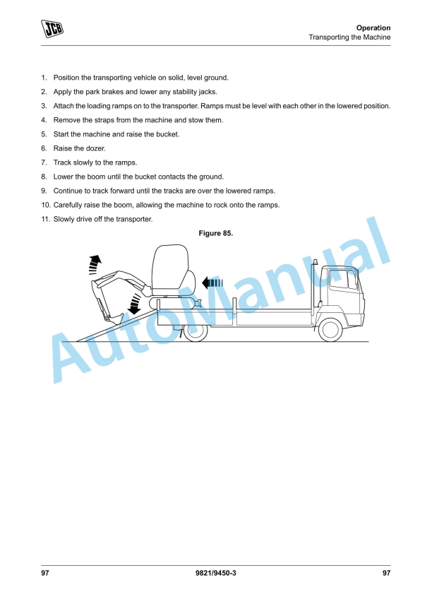 JCB 65 R-1 Operator Manual 9821-9450 2 JCB 65 R-1 Operator Manual 9821-9450 - Image 2