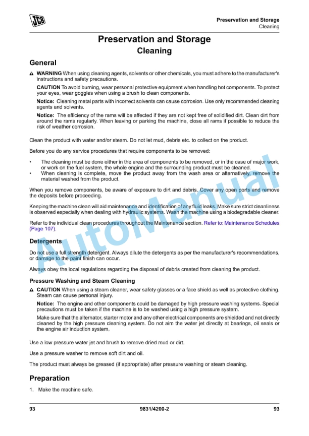 JCB 6T-1 Front Tip, 6T-1 Swivel Tip, 7T-1 Front Tip Hi-Viz, 9T-1 Front Tip Dumper Operator Manual 9831-4200 2 JCB 6T-1 Front Tip, 6T-1 Swivel Tip, 7T-1 Front Tip Hi-Viz, 9T-1 Front Tip Dumper Operator Manual 9831-4200 - Image 2