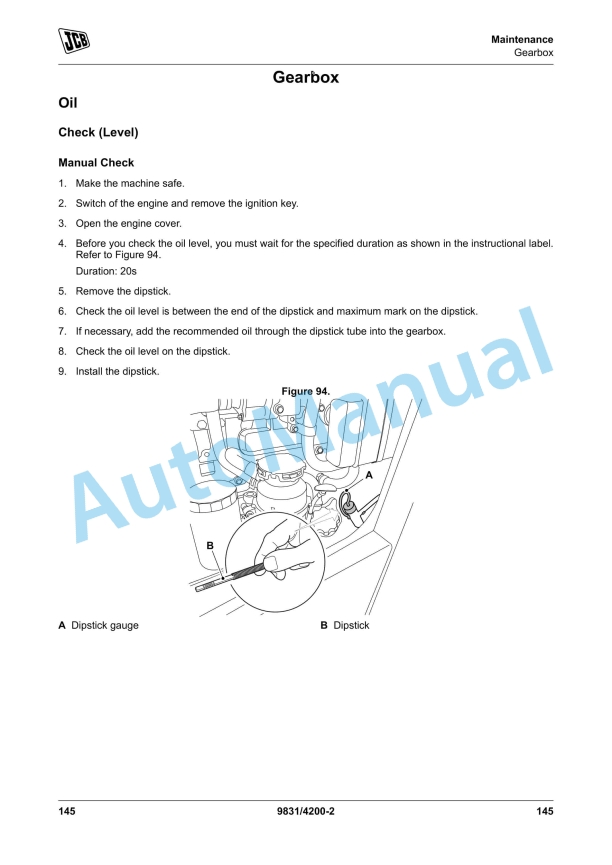 JCB 6T-1 Front Tip, 6T-1 Swivel Tip, 7T-1 Front Tip Hi-Viz, 9T-1 Front Tip Dumper Operator Manual 9831-4200 4 JCB 6T-1 Front Tip, 6T-1 Swivel Tip, 7T-1 Front Tip Hi-Viz, 9T-1 Front Tip Dumper Operator Manual 9831-4200 - Image 4