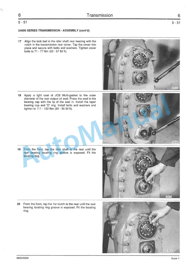 JCB 700 Series Service Manual 9803-5000-2