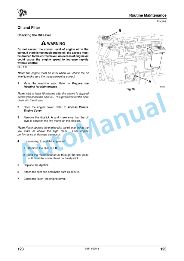 JCB 714, 718 Articulated Dump Truck Tier 3 Operator Manual 9811-8000 4 JCB 714, 718 Articulated Dump Truck Tier 3 Operator Manual 9811-8000 - Image 4